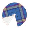 DKJlitter Christmas Tree Skirt, Clan Ciam of Ely Tartan Xmas Tree Skirts Mat Farmhouse Rustic Xmas Holiday Indoor Party Outdoor Decoration 30 inches view 4