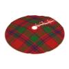 MIZIBAO Christmas Tree Skirt Scottish Tartan MacColl Plaid Rustic Xmas Tree Skirts Mat Festive Decoration for Merry Christmas and New Year Holiday Party 30" view 3