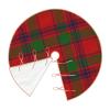 MIZIBAO Christmas Tree Skirt Scottish Tartan MacColl Plaid Rustic Xmas Tree Skirts Mat Festive Decoration for Merry Christmas and New Year Holiday Party 30" view 4