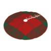 MIZIBAO Christmas Tree Skirt Scottish Tartan Erskine Plaid Rustic Xmas Tree Skirts Mat Festive Decoration for Merry Christmas and New Year Holiday Party 48" view 3