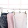 Coat Rack,Clothes Organizer Clothes Hangers/Coat Hangers 10 Pack Pants Hangers with Clips Space Saving Skirt Hanger Adjustment Plastic Clip Hanger for Jeans Skirt Hangers Hangers (Color : White) (Co view 4