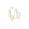 Kopida Plate Display Stands, Iron Easel Plate Holder Display Stands Metal Frame Holder for Picture, Photo, Decorative Plate Dish, Tabletop Art view 2