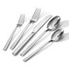 KINGSTONE Forged 20-Piece Silverware Set, 18/10 Stainless Steel Flatware Utensils Set for 4, Mirror Finish,Dishwasher Safe (Silver) view 1