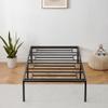 GAOMON 14 Inch Twin Bed Frame with Storage Metal Platform Twin Bed Frame No Box Spring Needed, Mattress Foundation, Easy to Assemble, Black view 4