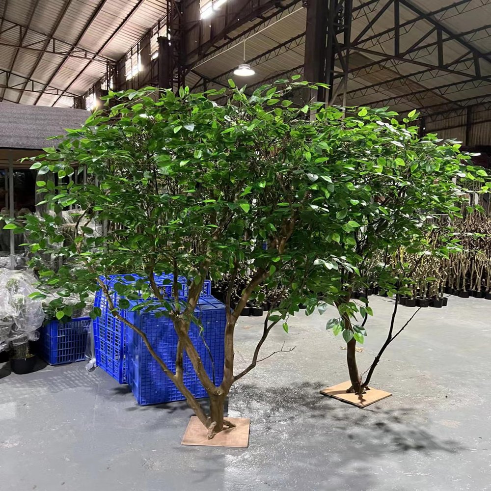 ESRADA Artificial Olive Tree,Tall Faux Potted Olive Silk Tree Horse Drunken Wood Branches and Fruits Artificial Green Plant for Home Decoration Office, Modern Living Room H: 1m