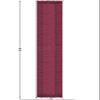 Kilim Runner 2.6x4 Cotton Runner Rug Red Flatweave Runner 0.19 inches Stone Easy Washable Hand Wash Cotton Carpet Indoor Outdoor Runner Rugs for Kitchen, Bedside, Enterway view 3