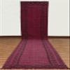 Kilim Runner 2.6x4 Cotton Runner Rug Red Flatweave Runner 0.19 inches Stone Easy Washable Hand Wash Cotton Carpet Indoor Outdoor Runner Rugs for Kitchen, Bedside, Enterway view 4