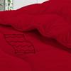 Epic Cotton 1 PC Wavy Stitching Comforter Lightweight Red, Soft Breathable Super King Size, Duvet Insert, All Season Winter Warm Microfiber Down Alternative Quilt with Corner Tabs - 98x116 inch view 4