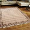 Kilim Rug 5x7 Area Rug Gray & Beige Cotton Dhurrie Geometric Thick 0.19 inches Stone Easy Washable Rug Hand Wash Cotton Carpet Flatweave Rug Indoor Outdoor Rugs for Living Room, Bedroom view 2