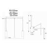 Space Saving Wardrobe Clothes Hanging Rail, Adjustable Telescoping Side Mounted Lift/Pull Down Closet Rod, Closet Storage Organizer, Adjustable Width(52-122cm) (Size : (900-1220mm) x840mm) view 2