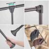 Space Saving Wardrobe Clothes Hanging Rail, Adjustable Telescoping Side Mounted Lift/Pull Down Closet Rod, Closet Storage Organizer, Adjustable Width(52-122cm) (Size : (900-1220mm) x840mm) view 4