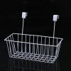 IEUDNS Grid Storage Baskets with Hooks, Metal Hanging Basket,Kitchen Storage Organizer Holder, Over Cabinet Door Basket for Kitchen view 3