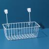 IEUDNS Grid Storage Baskets with Hooks, Metal Hanging Basket,Kitchen Storage Organizer Holder, Over Cabinet Door Basket for Kitchen view 4