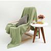 Cotton Bed Blanket, Breathable Bed Blanket Twin Size, Cotton Thermal Blankets Twin, Cozy and Soft Woven Blankets, Lightweight Fall Blankets 51x71Inch view 3