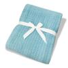 Cotton Bed Blanket, Breathable Bed Blanket Twin Size, Cotton Thermal Blankets Twin, Cozy and Soft Woven Blankets, Lightweight Fall Blankets 43x63Inch view 1