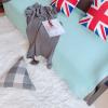 Cotton Bed Blanket, Breathable Bed Blanket Twin Size, Cotton Thermal Blankets Twin, Cozy and Soft Woven Blankets, Lightweight Fall Blankets 43x63Inch view 3
