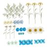 EXCEART DIY Dried Flowers Craft Kit Natural Pressed Flower Embellishments for Handmade Accessories Suitable for Jewelry Making Scrapbooking and Home Decor view 1