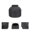 Yardwe Black Iron Vase Matte Black Vase Decorative Modern Vase for Home Decor view 4