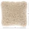 HomeRoots Beige Knubby Plush Lumbar Throw Pillow view 4