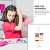 Cabilock 2pcs Hair Clip Storage Rack Barrettes Holder for Women Styling Hair Accessories Rack Organize for Women view 3