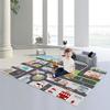 Kids Car Rug Play Mat Great for Playing with Cars and Toys,City Life Educational Road Traffic Carpet,Fun Play Rug for Playroom, Classroom, Nursery Gift Idea for Boys & Girls 200x300cm/6.610ft view 2