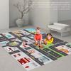 Kids Car Rug Play Mat Great for Playing with Cars and Toys,City Life Educational Road Traffic Carpet,Fun Play Rug for Playroom, Classroom, Nursery Gift Idea for Boys & Girls 200x300cm/6.610ft view 3