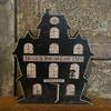 Dead & Breakfast Inn Spooky Halloween House Chunky Shelf Sitter Rustic Primitive for Holiday, Kitchen, Farhouse, Home Decor. view 1