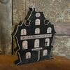 Dead & Breakfast Inn Spooky Halloween House Chunky Shelf Sitter Rustic Primitive for Holiday, Kitchen, Farhouse, Home Decor. view 4