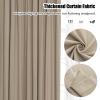 Fitting Room Curtain Rod Corner, C-Shaped Changing Rooms Iron Tube With Curtain for Mall, Office, Clothing Store, Show Backstage, Wall Mounted Privacy Partition 80 90 100 120 CM ( Color : Light Coffee view 3