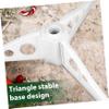 CLISPEED Christmas Tree Display Stand Christmas Tree Stand Small Tree Fixator Christmas Tree Turning Stand Holiday Tree Base Kickstand Home Xmas Tree Supplies Plastic Holder Iron Frame 15c view 4