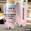 Awesome General Service Technician Tumbler Stainless Steel 20oz, Funny General Service Technician Gifts Bulk For Birthday Christmas, Office Gifts For Men Women Work Friend Coworker Driking Coffee Cup view 4