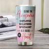Awesome Employee Relations Specialist Tumbler Stainless Steel 20oz, Employee Relations Specialist Gifts Bulk For Birthday Christmas, Office Gifts For Men Women Friend Coworker Driking Coffee Cup view 2