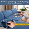 clyqyy Magic Sofa Covers,2023 New Interior Wear-Resistant Universal Stretch Cushion Cover,Anti-Slip L Shape Sofa Covers, Chaise Lounge Sofa Slipcover view 3
