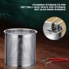Deep Fryer, Mini Stainless Steel Fryer Pan Oil Saving Frying Pot with Long Handle and Drainer Basket (4 Piece Set) view 3
