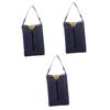 Cabilock 3pcs Leather Tissue Box Cover Napkin Holder Facial Tissues Box Container Vanity Organizer Case view 1