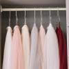 ZJKXJH Closet Rod 20-165cm, Metal Wardrobe Cabinet Rail with Non-Slip Strip, Champagne Black Wall Mounted Hanging Clothes Rod, Easy to Cut (Color : Champagne, Size : 50cm/19.7in) view 2