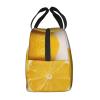 AdaNti Summer Lemon print Lunch Bag Portable Insulated Reusable Tote Bag Lunch Box For Work Camping Travel Picnic view 4