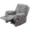 4-Pieces Recliner Couch Cover with Pockets Lazy Boy Recliner Slipcovers 1 Seat Stretch Printed Recliner Chair Cover Non Slip Recliner Furniture Protector for Living Room with Elastic Bottom ( Color : view 1