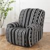 4-Pieces Recliner Couch Cover with Pockets Lazy Boy Recliner Slipcovers 1 Seat Stretch Printed Recliner Chair Cover Non Slip Recliner Furniture Protector for Living Room with Elastic Bottom ( Color : view 2