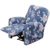 4-Pieces Recliner Couch Cover with Pockets Lazy Boy Recliner Slipcovers 1 Seat Stretch Printed Recliner Chair Cover Non Slip Recliner Furniture Protector for Living Room with Elastic Bottom ( Color : view 1