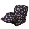 4-Pieces Recliner Couch Cover with Pockets Lazy Boy Recliner Slipcovers 1 Seat Stretch Printed Recliner Chair Cover Non Slip Recliner Furniture Protector for Living Room with Elastic Bottom ( Color : view 1