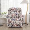 4-Pieces Recliner Couch Cover with Pockets Lazy Boy Recliner Slipcovers 1 Seat Stretch Printed Recliner Chair Cover Non Slip Recliner Furniture Protector for Living Room with Elastic Bottom ( Color : view 2