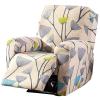4-Pieces Recliner Couch Cover with Pockets Lazy Boy Recliner Slipcovers 1 Seat Stretch Printed Recliner Chair Cover Non Slip Recliner Furniture Protector for Living Room with Elastic Bottom ( Color : view 1