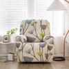 4-Pieces Recliner Couch Cover with Pockets Lazy Boy Recliner Slipcovers 1 Seat Stretch Printed Recliner Chair Cover Non Slip Recliner Furniture Protector for Living Room with Elastic Bottom ( Color : view 2
