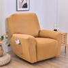 4-Pieces Recliner Couch Cover with Pockets Lazy Boy Recliner Slipcovers 1 Seat Stretch Printed Recliner Chair Cover Non Slip Recliner Furniture Protector for Living Room with Elastic Bottom ( Color : view 2