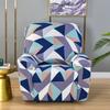 4-Pieces Recliner Couch Cover with Pockets Lazy Boy Recliner Slipcovers 1 Seat Stretch Printed Recliner Chair Cover Non Slip Recliner Furniture Protector for Living Room with Elastic Bottom ( Color : view 2