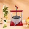 0.8 Gallon/1.6Gallon Manual Press Juicer, Stainless Steel Citrus Juicer Hand Press, Heavy Duty Manual Fruit Cheese Tincture Herb Squeezer Hand Press for Home, Restaurant, Coffee Shop(1.6Gallon) view 2