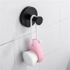 Black Bathroom Accessories Stainless Steel Hook Paper Holder Toothbrush Holder Toiletbrush Holder Soap Rack Hardware Accessories,E,One Size view 4