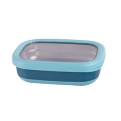 Food Storage Container Multi-specification Rectangular Crisper Refrigerator Sealed Box Refrigerated Storage Box Food Frozen Storage Box Kitchen Refrigerator Food Organizer ( Color : Blue/Green/Pink ,
