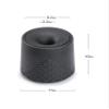 NTIYOU Ashtray 1Pc Table Funnel Shaped Ceramic Ashtray with Lid Convenience Windproof for Closed Red Home view 2